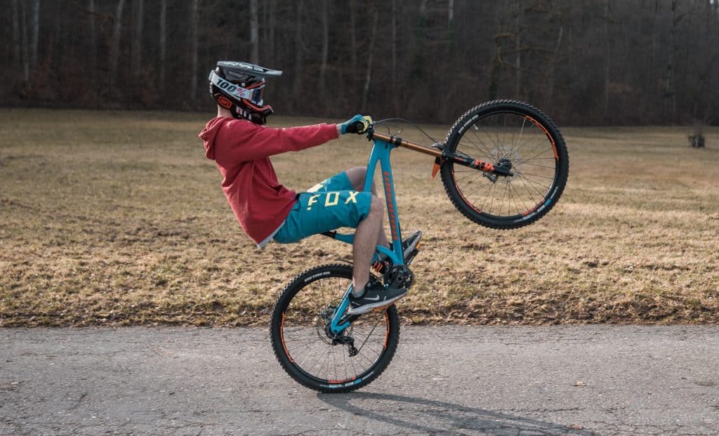 Wheelieing A Bike