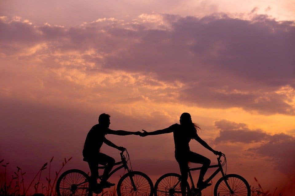 Bicycle, Bike, Cyclist, Dawn, Dusk, Man, Outdoors