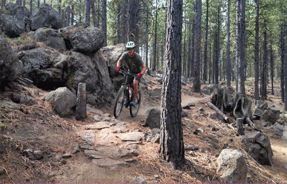 Bend OR Bike trails in the usa