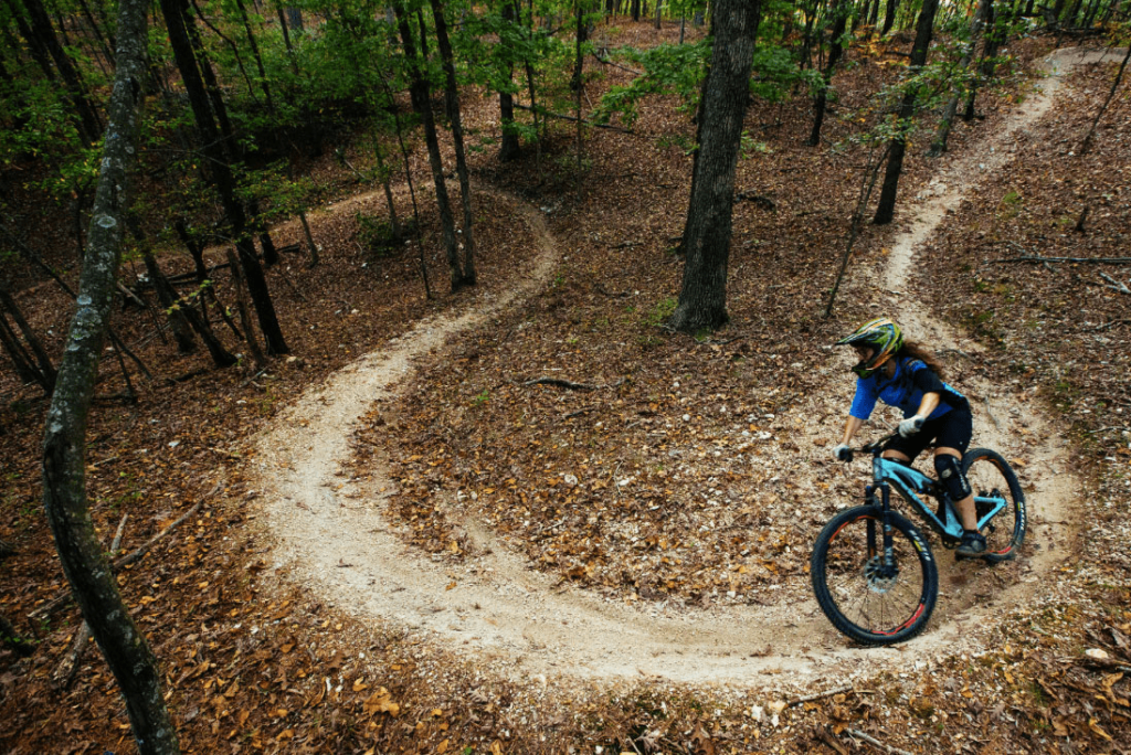 single track mountain bike