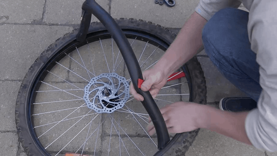 Changing A Tire Tube