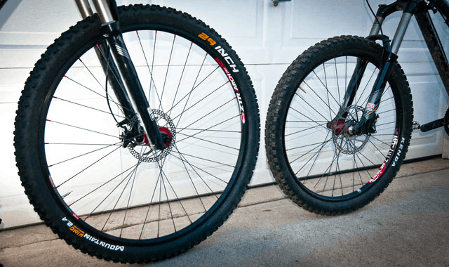 27.5 vs 29er mountain bike tire