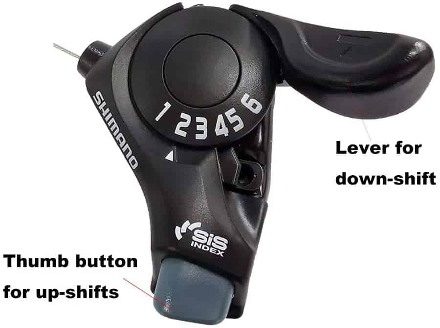 bicycle twist gear shifter