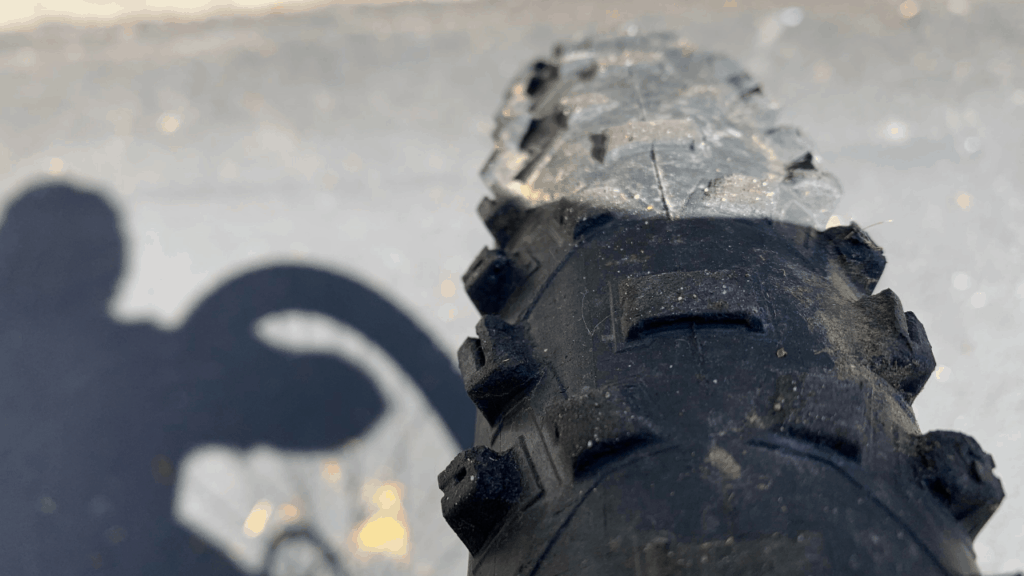 worn out bike tire