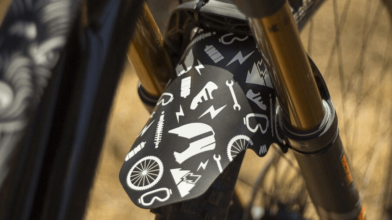 Rear bicycle mudguard mtb mtb city flexible plastic removable practice sludge 